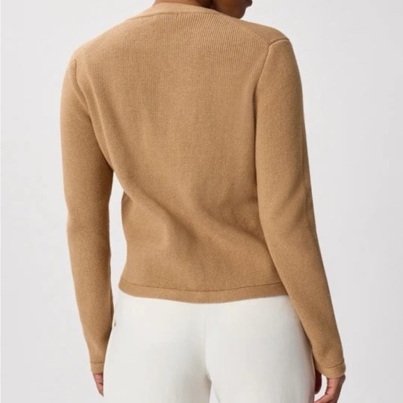 NWT Quince 100% Organic Cotton Sweater Jacket cardigan size L - Picture 9 of 10